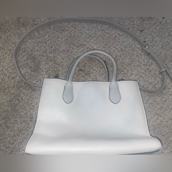 Nine West White, Light Brown , and Grey Shoulder Bag. - Picture 3 of 5